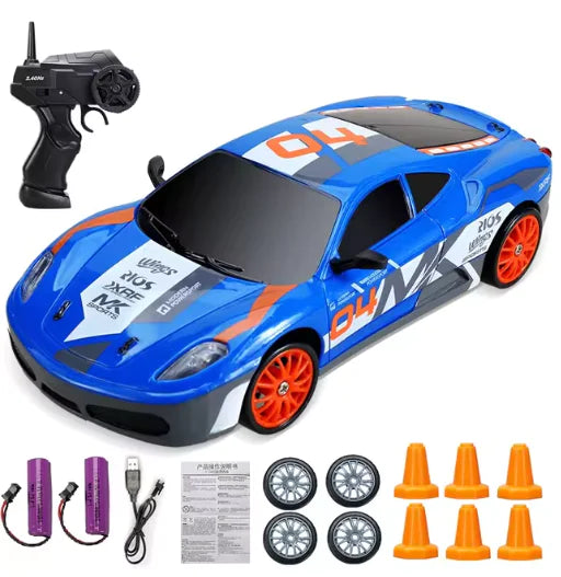 RC-Auto mit Turboantrieb und 4WD