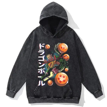 Kapuzenpullover japanischer Anime Dragon Ball