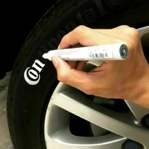 Wasserfester Permanent-Lackstift für Autoreifen, Reifenprofil, Gummi, Metallstift 