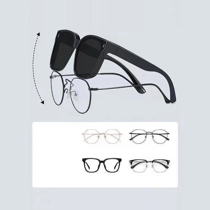 Sonnenschutz-Sonnenbrille zum Autofahren mit doppeltem Spiegel und Blendschutz