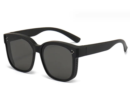 Sonnenschutz-Sonnenbrille zum Autofahren mit doppeltem Spiegel und Blendschutz
