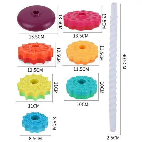 Rotierender Regenbogenturm