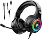 Gaming-Headset mit Mikrofonlicht