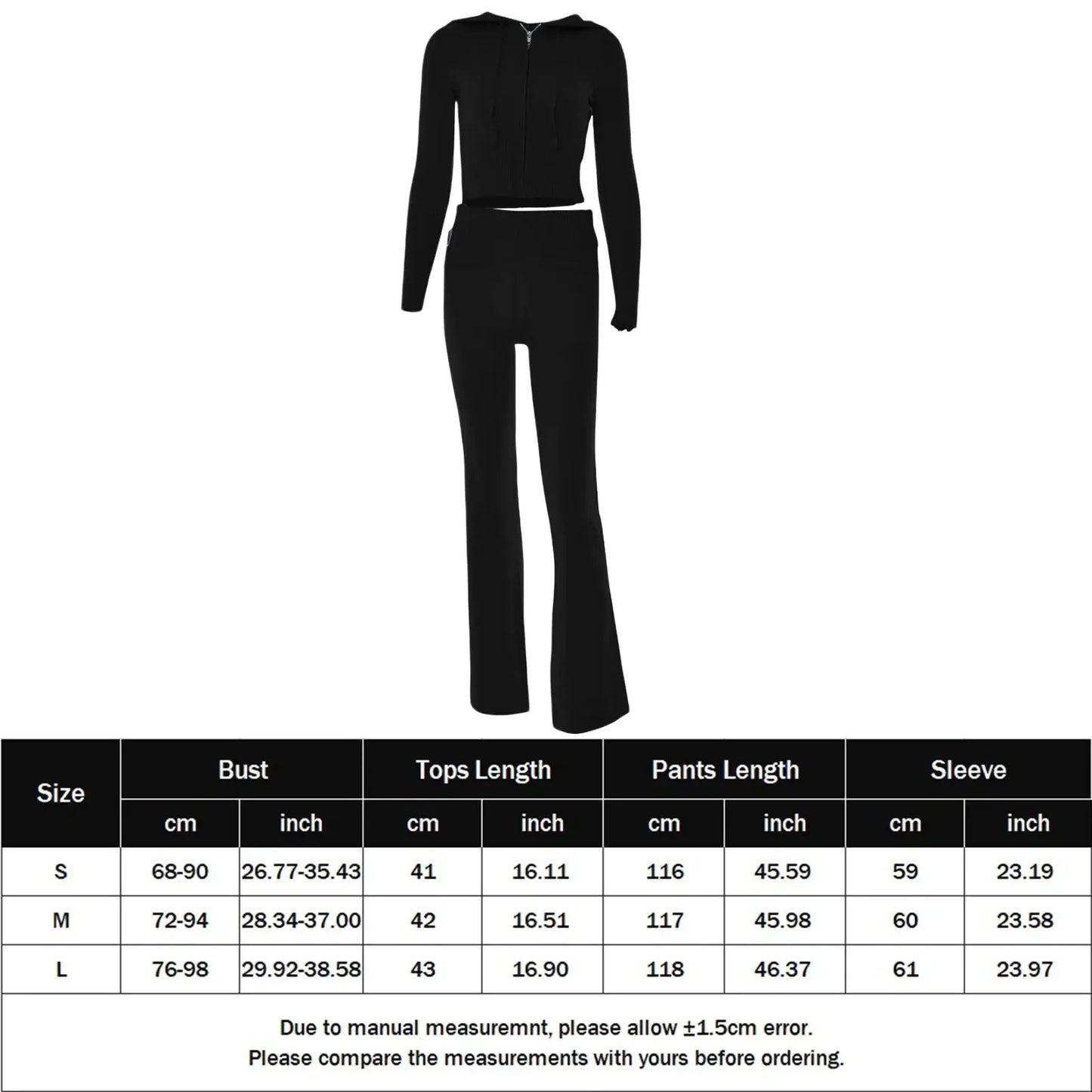 Frühlingsgestrickte zweiteilige Sets für Damen