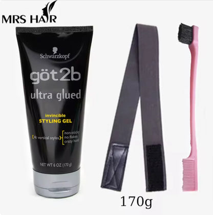 Got2b wasserfestes Haar-Styling-Gel – individueller Halt, 150 ml – perfekt für Make-up, Bühne und Salongebrauch