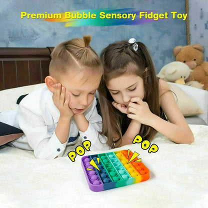 Popit Zappeln Spielzeug Push Bubble Sensory Stress Relief Kinder Familienspiele Quadratisches Spiel