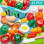 Obst- und Gemüseküchenspielzeug