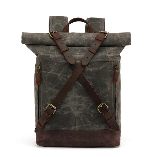 Wasserdichter Canvas-Rucksack