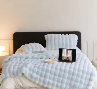 Dicke Plüschdecke