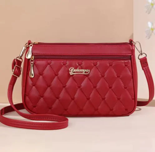 Elegante Umhängetasche mit Rautenmuster